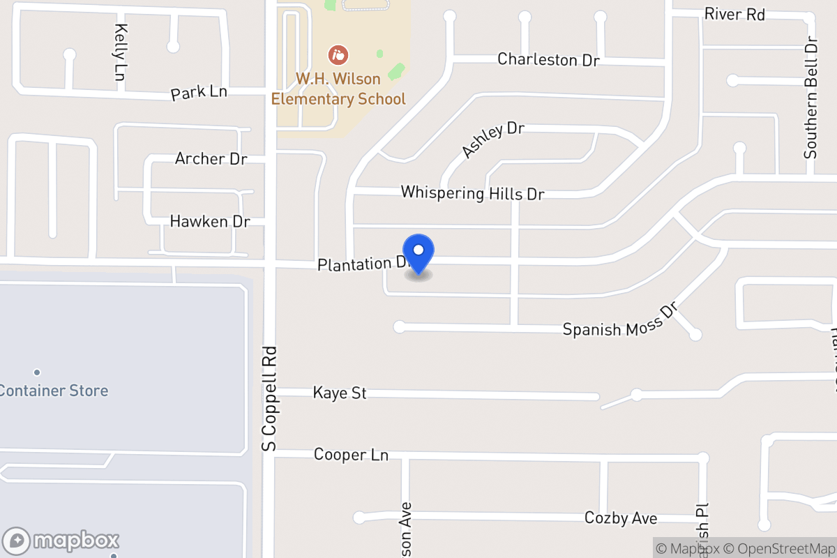 Map of 421 Plantation Dr