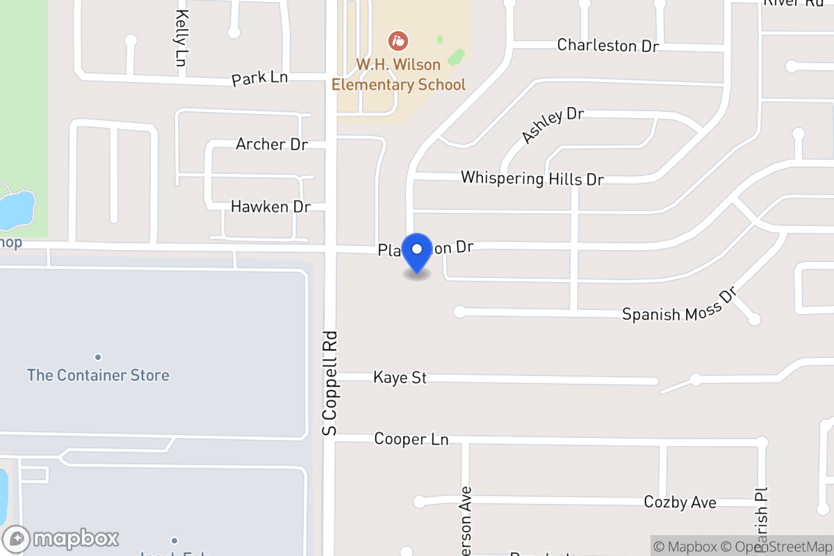Map of 433 Plantation Dr