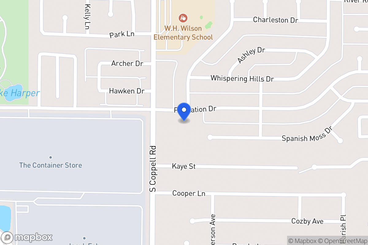 Map of 437 Plantation Dr