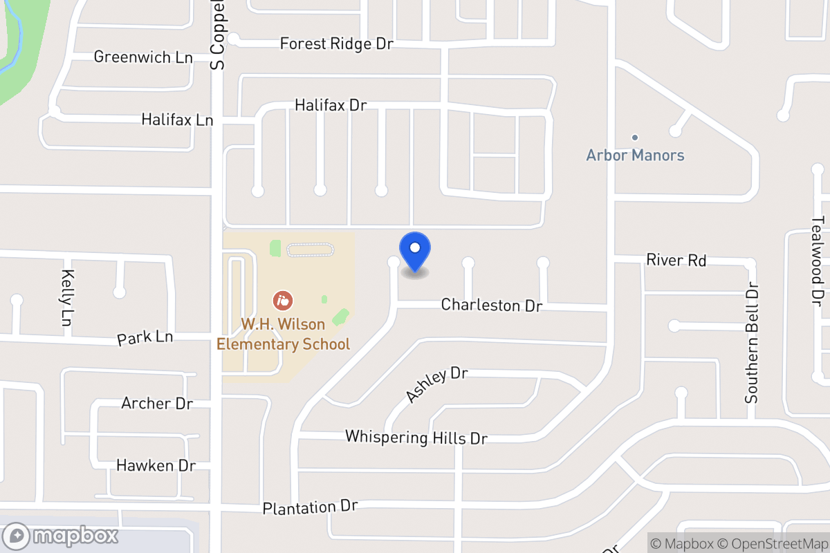 Map of 208 Magnolia Dr