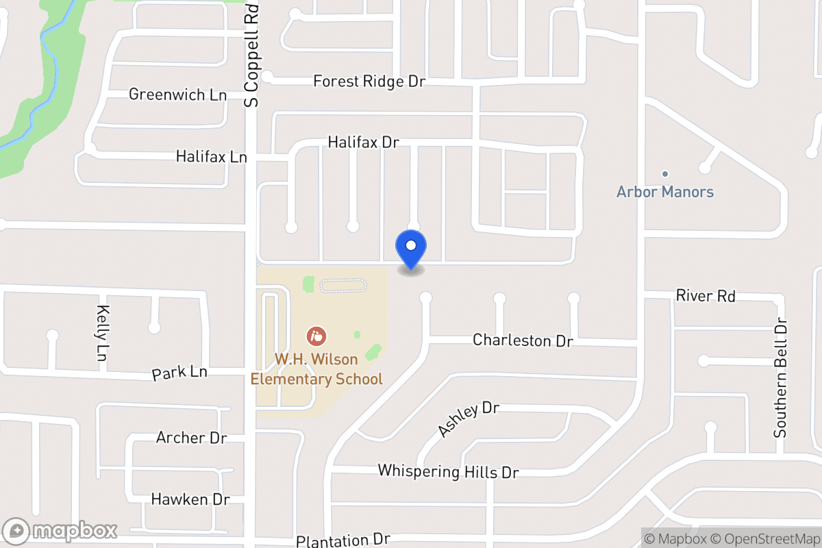 Map of 201 Magnolia Dr