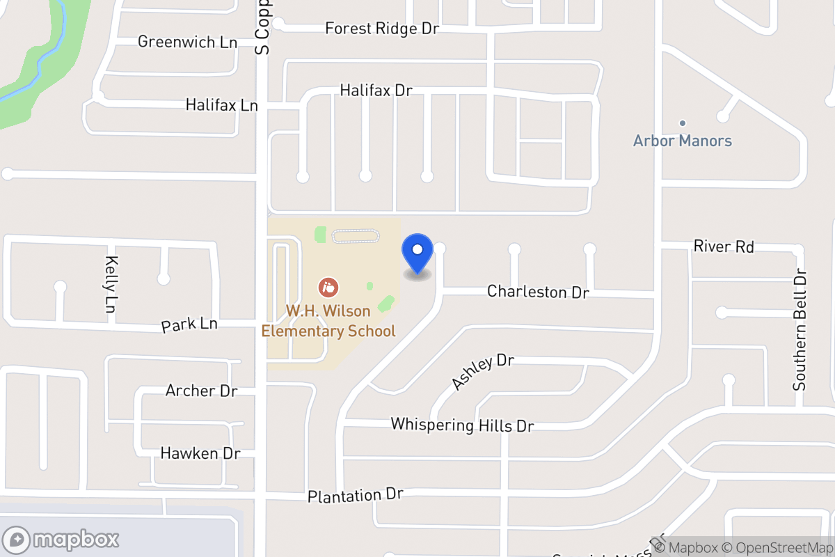 Map of 213 Magnolia Dr