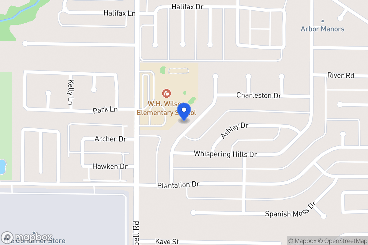 Map of 233 Magnolia Dr