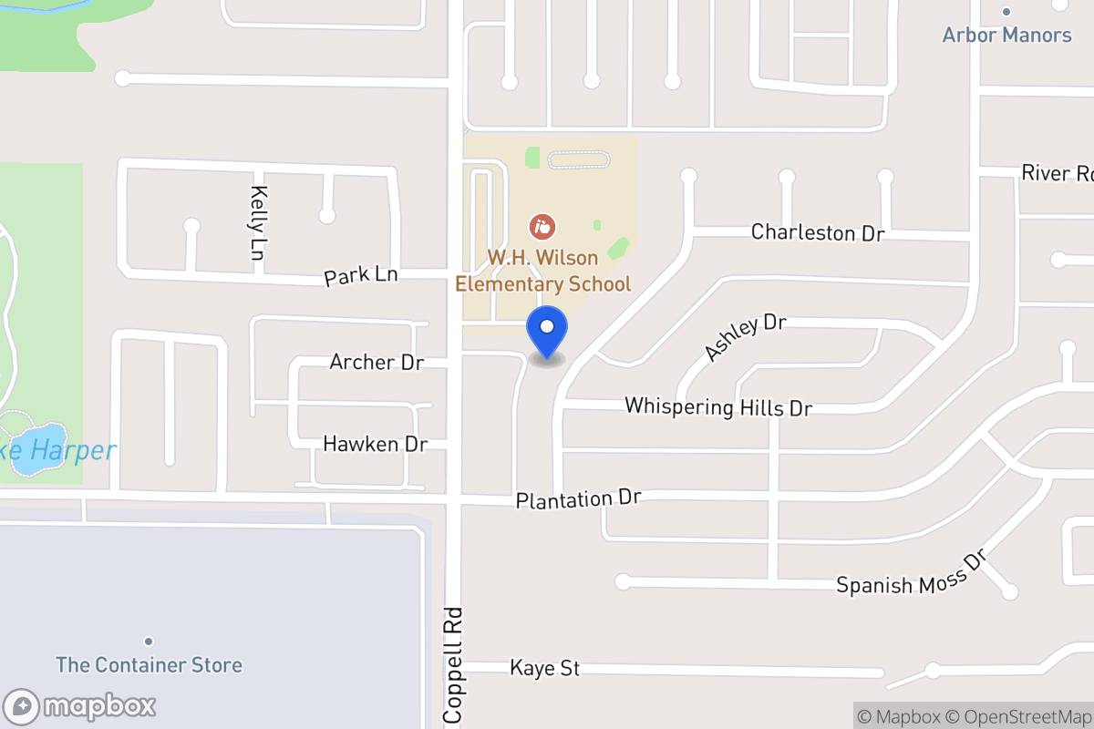 Map of 245 Magnolia Dr