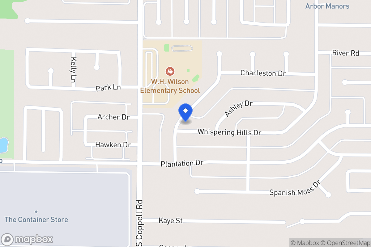 Map of 430 Whispering Hills Dr