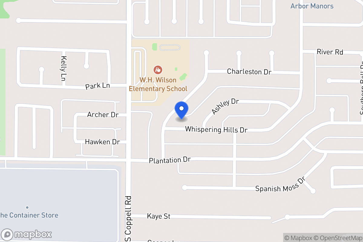 Map of 426 Whispering Hills Dr