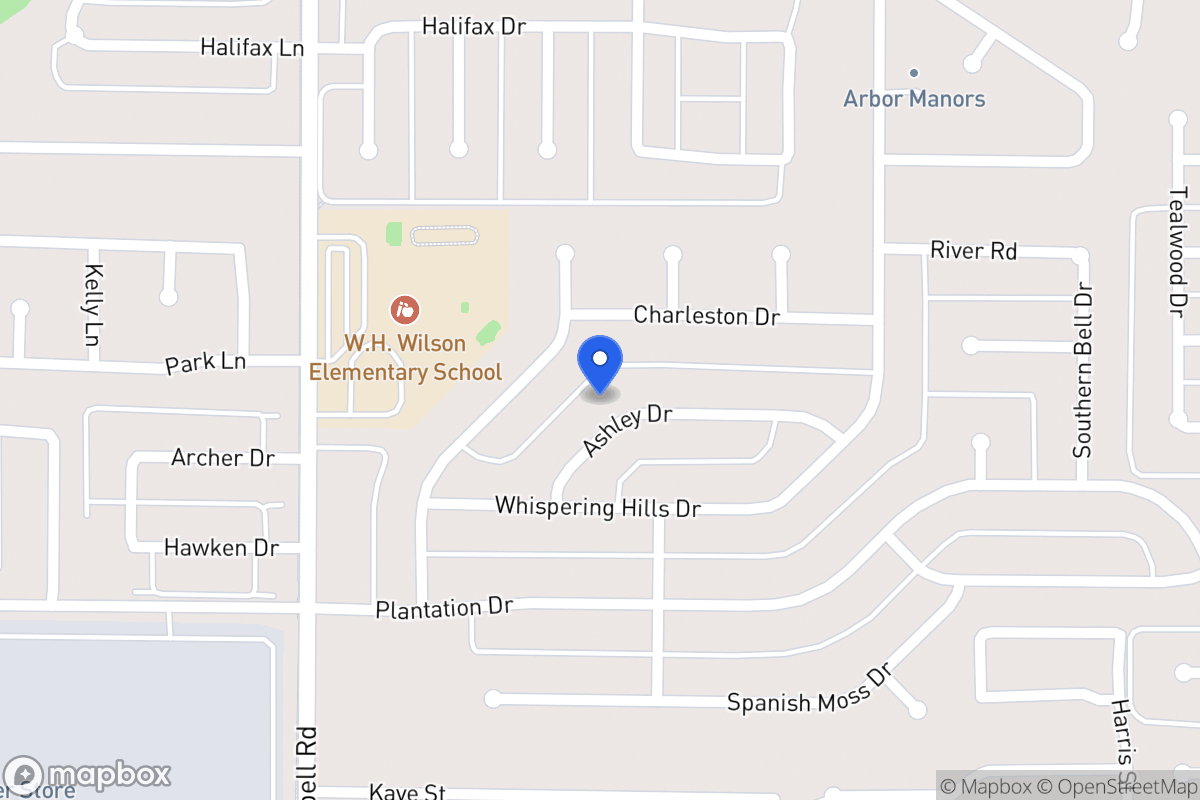 Map of 342 Ashley Dr