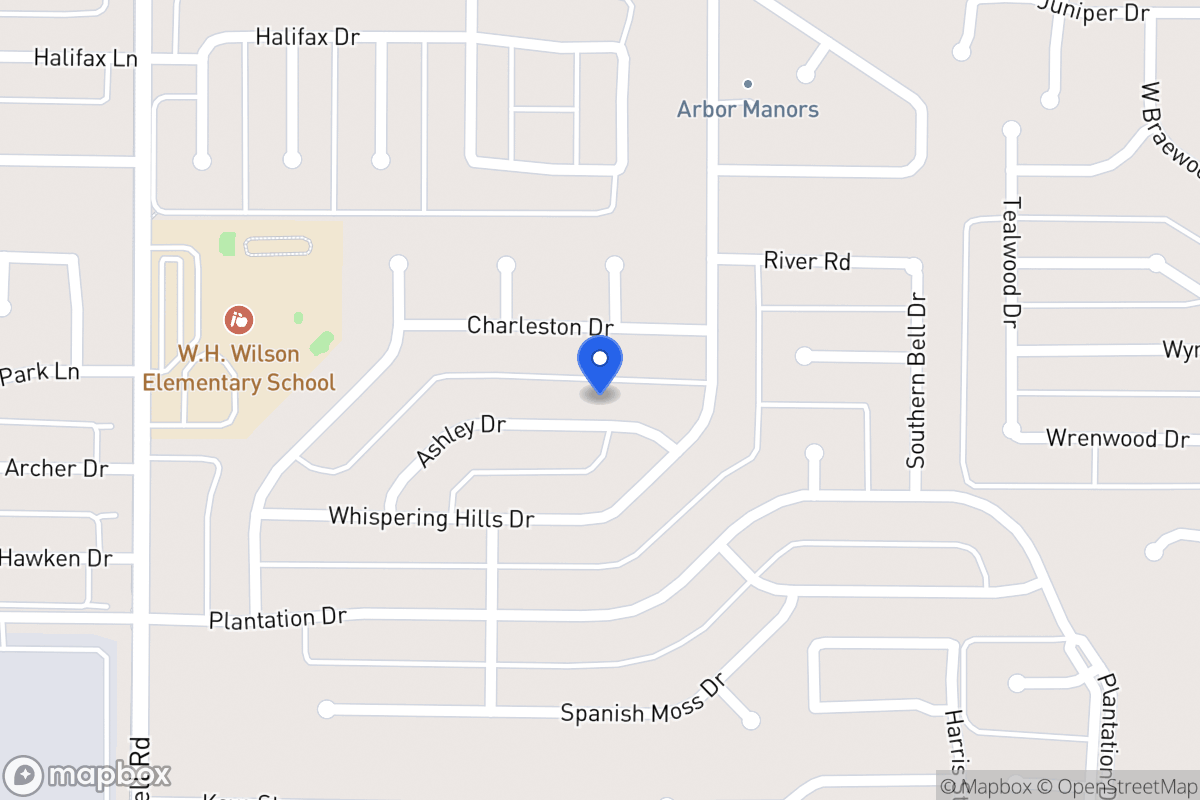 Map of 314 Ashley Dr