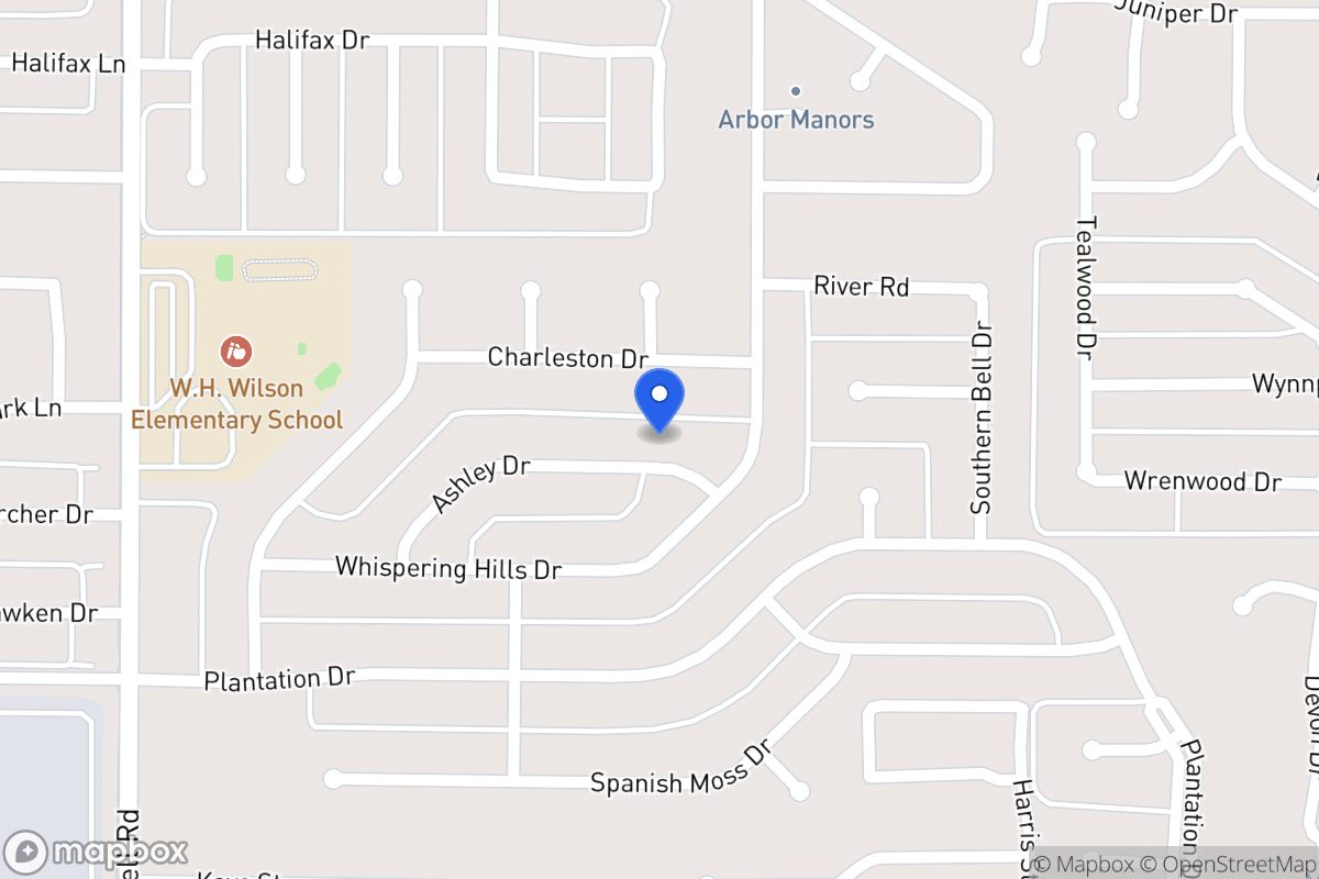 Map of 310 Ashley Dr