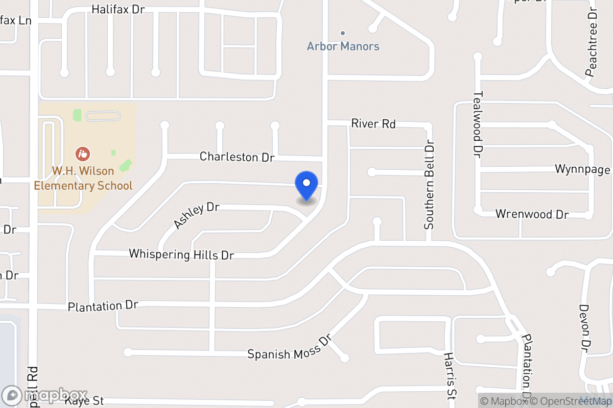 Map of 225 Whispering Hills Dr
