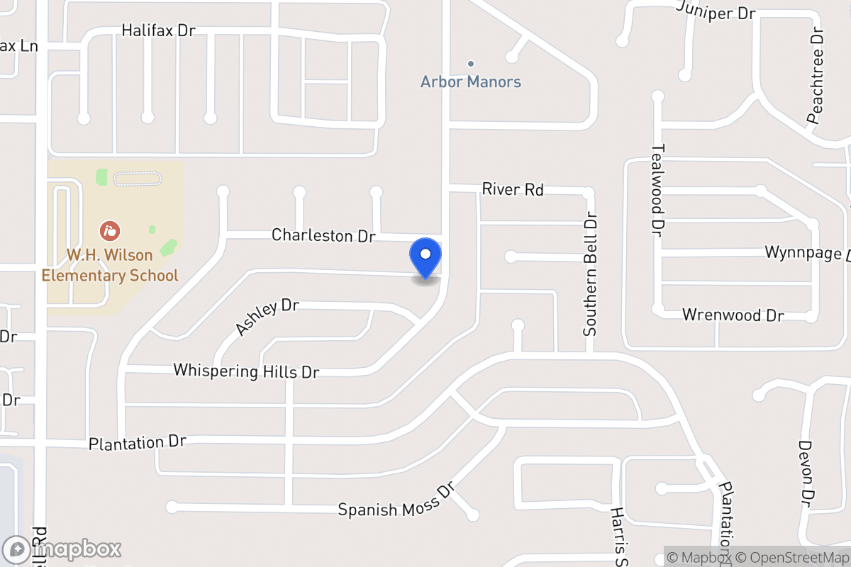 Map of 221 Whispering Hills Dr