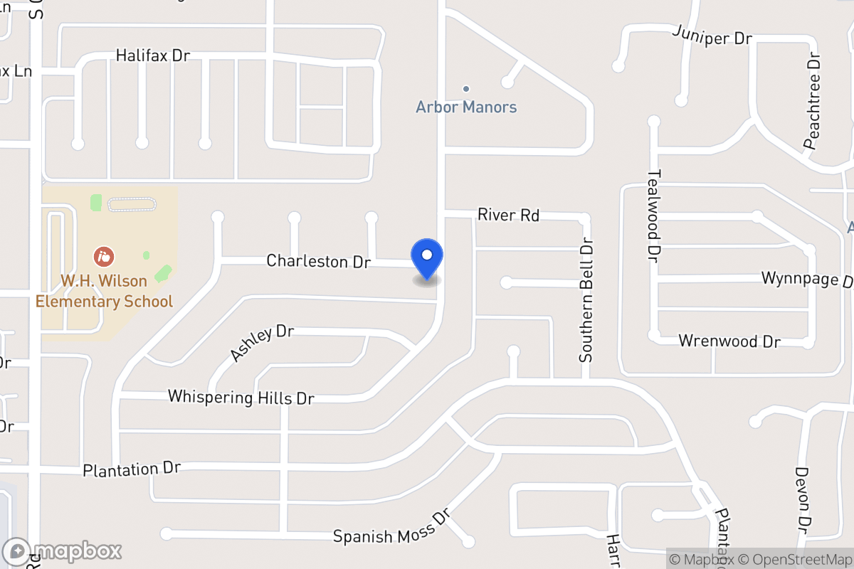 Map of 301 Charleston Dr
