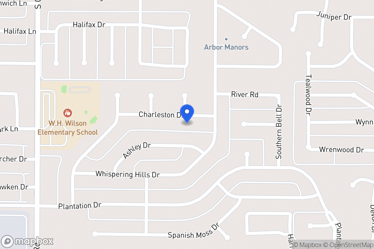 Map of 313 Charleston Dr