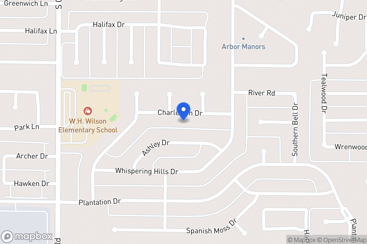 Map of 325 Charleston Dr