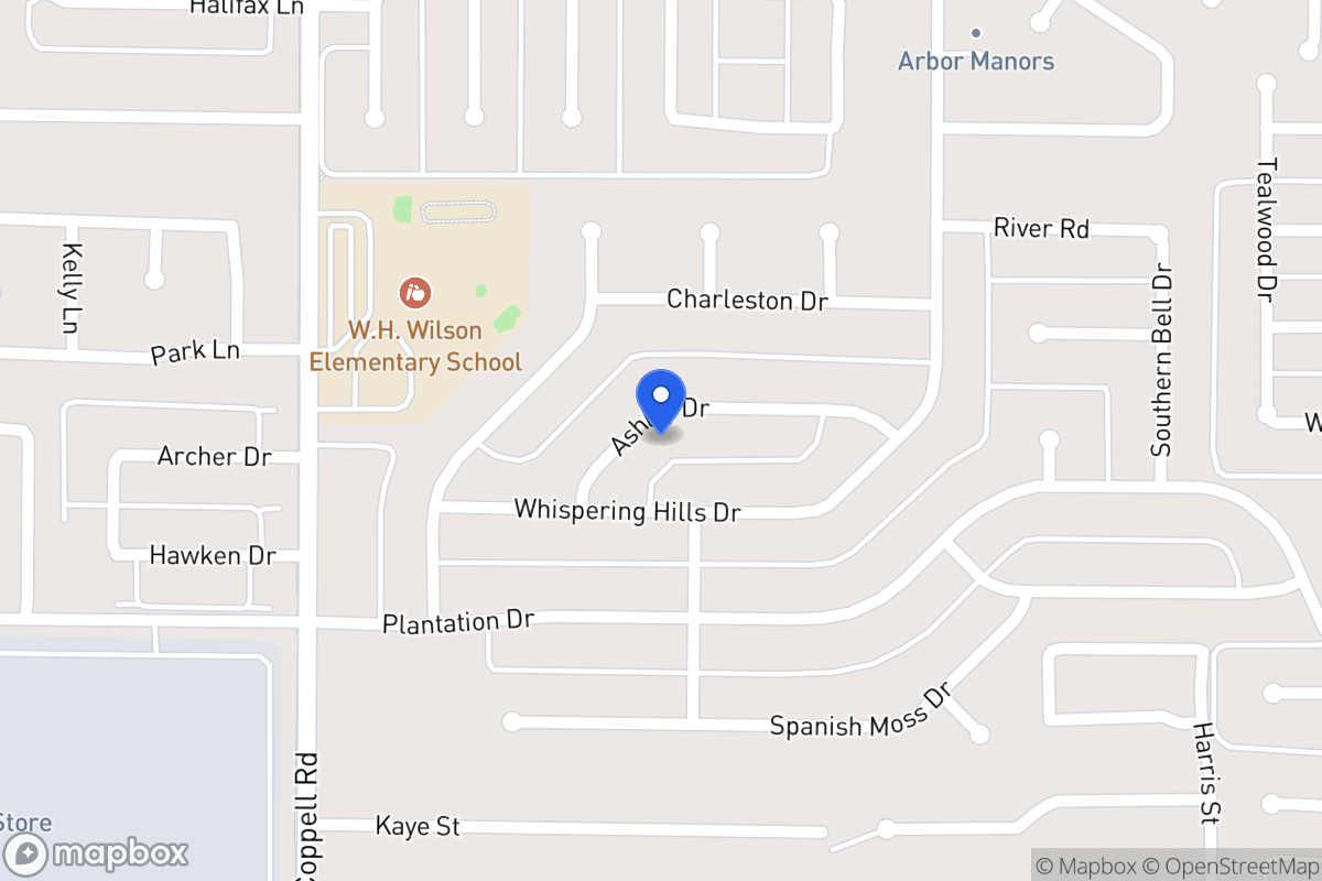 Map of 335 Ashley Dr