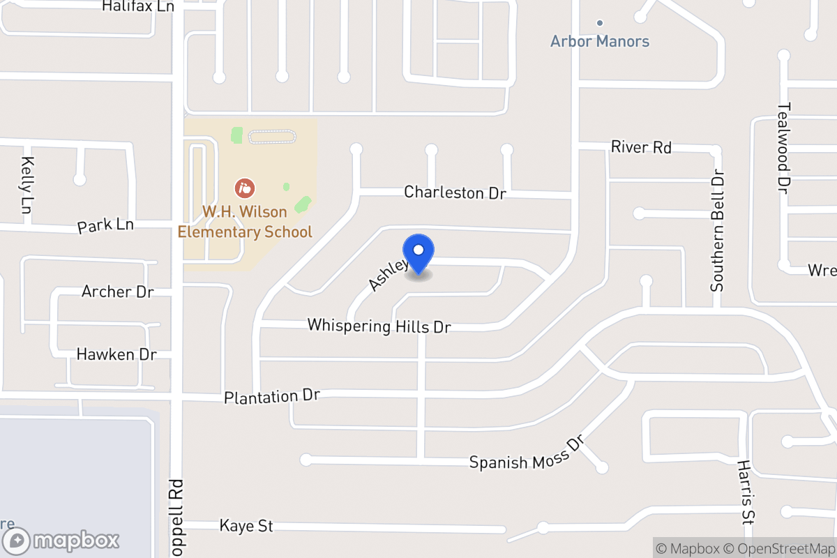 Map of 331 Ashley Dr