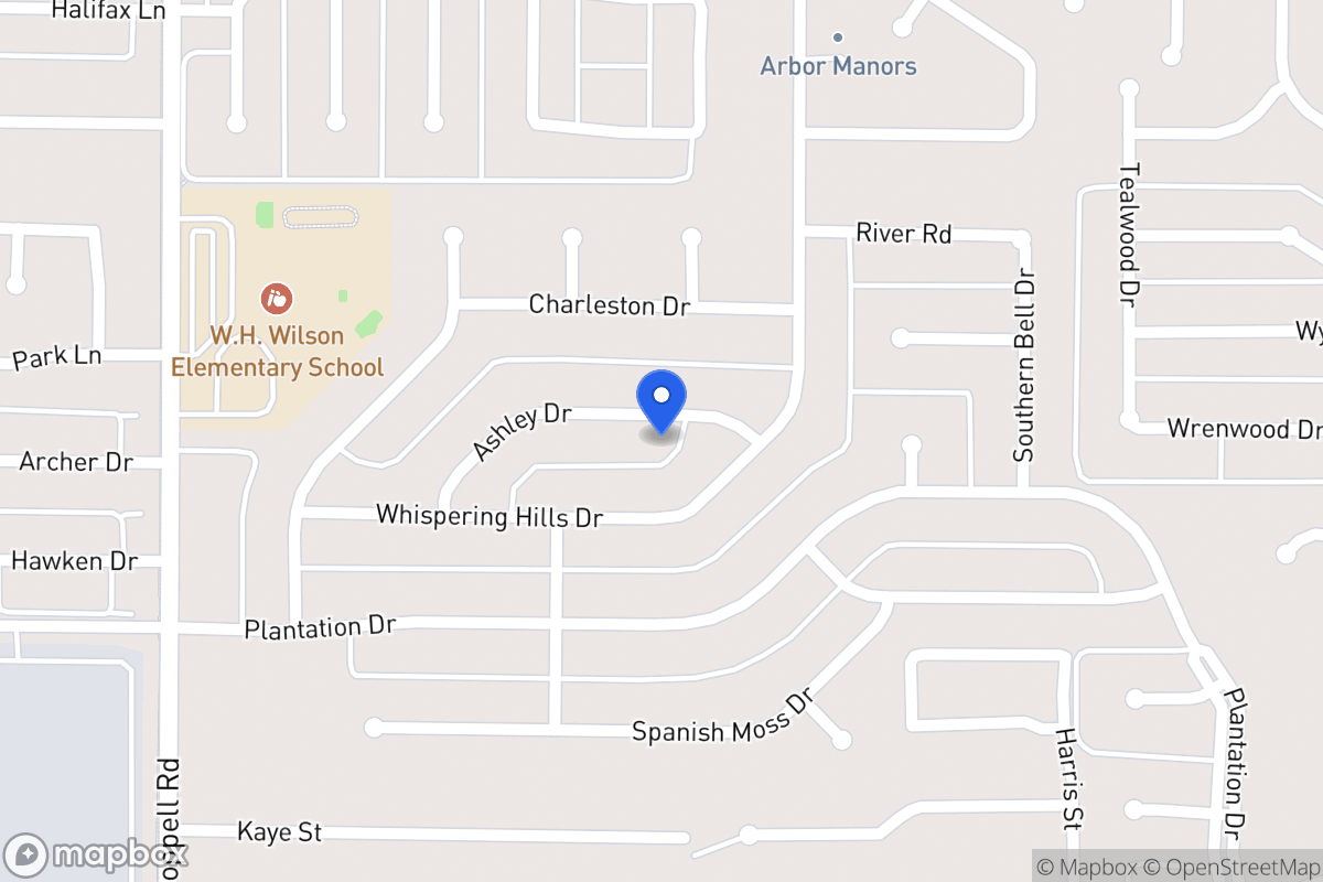 Map of 315 Ashley Dr