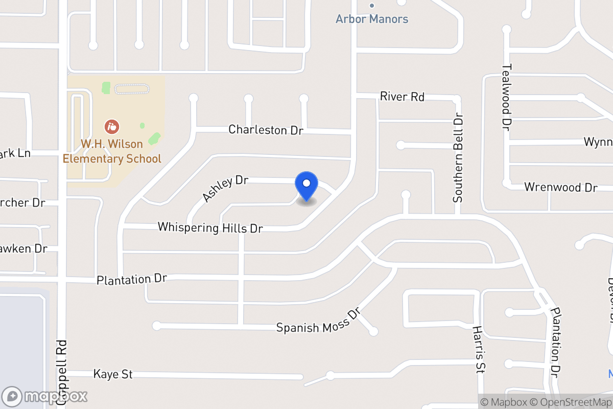 Map of 245 Whispering Hills Dr