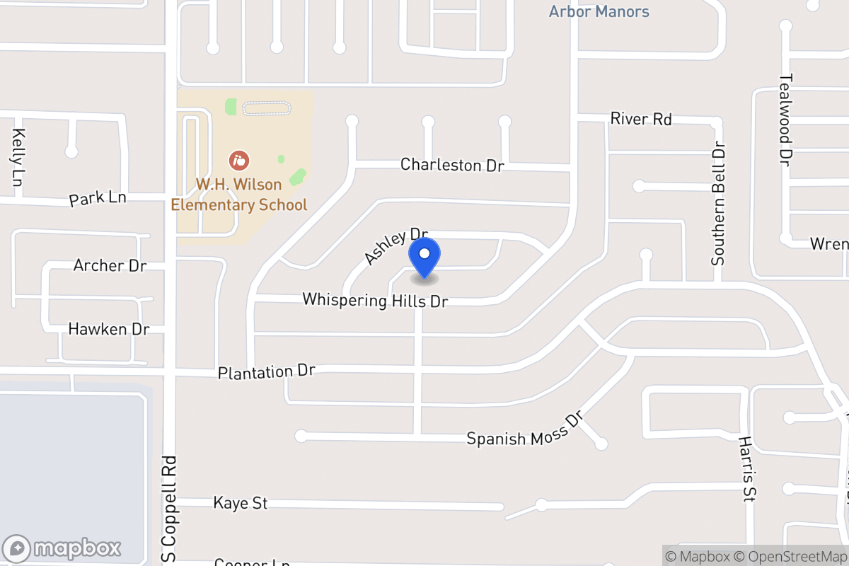 Map of 265 Whispering Hills Dr