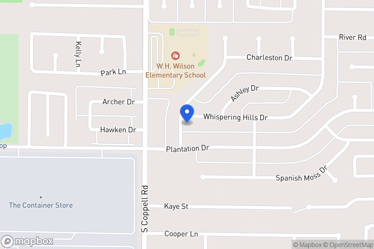 Map of 435 Whispering Hills Dr