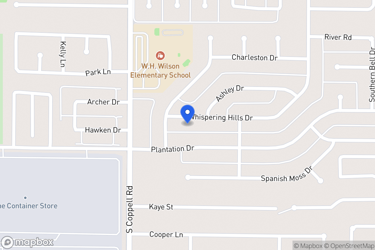 Map of 427 Whispering Hills Dr