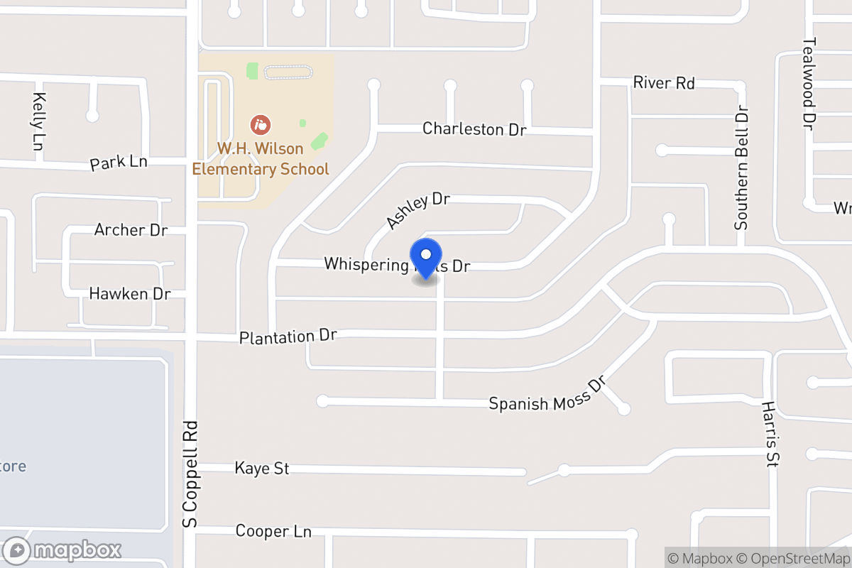 Map of 403 Whispering Hills Dr