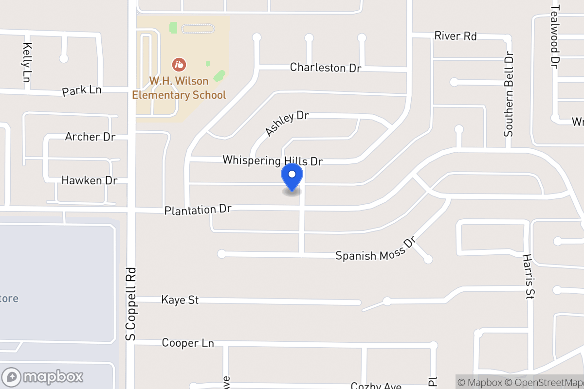 Map of 400 Plantation Dr
