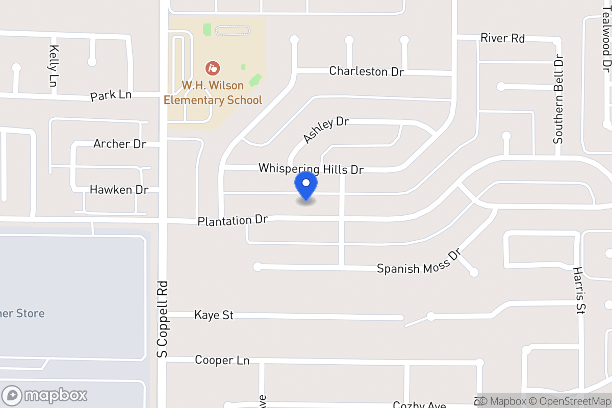 Map of 408 Plantation Dr