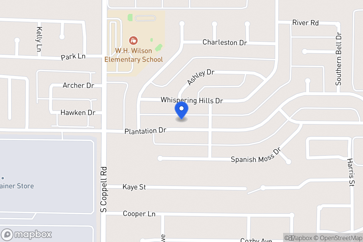 Map of 412 Plantation Dr