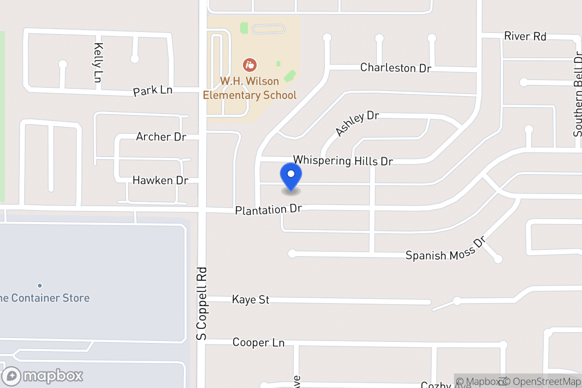 Map of 424 Plantation Dr