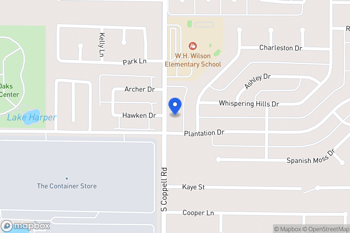 Map of 324 Coppell Rd