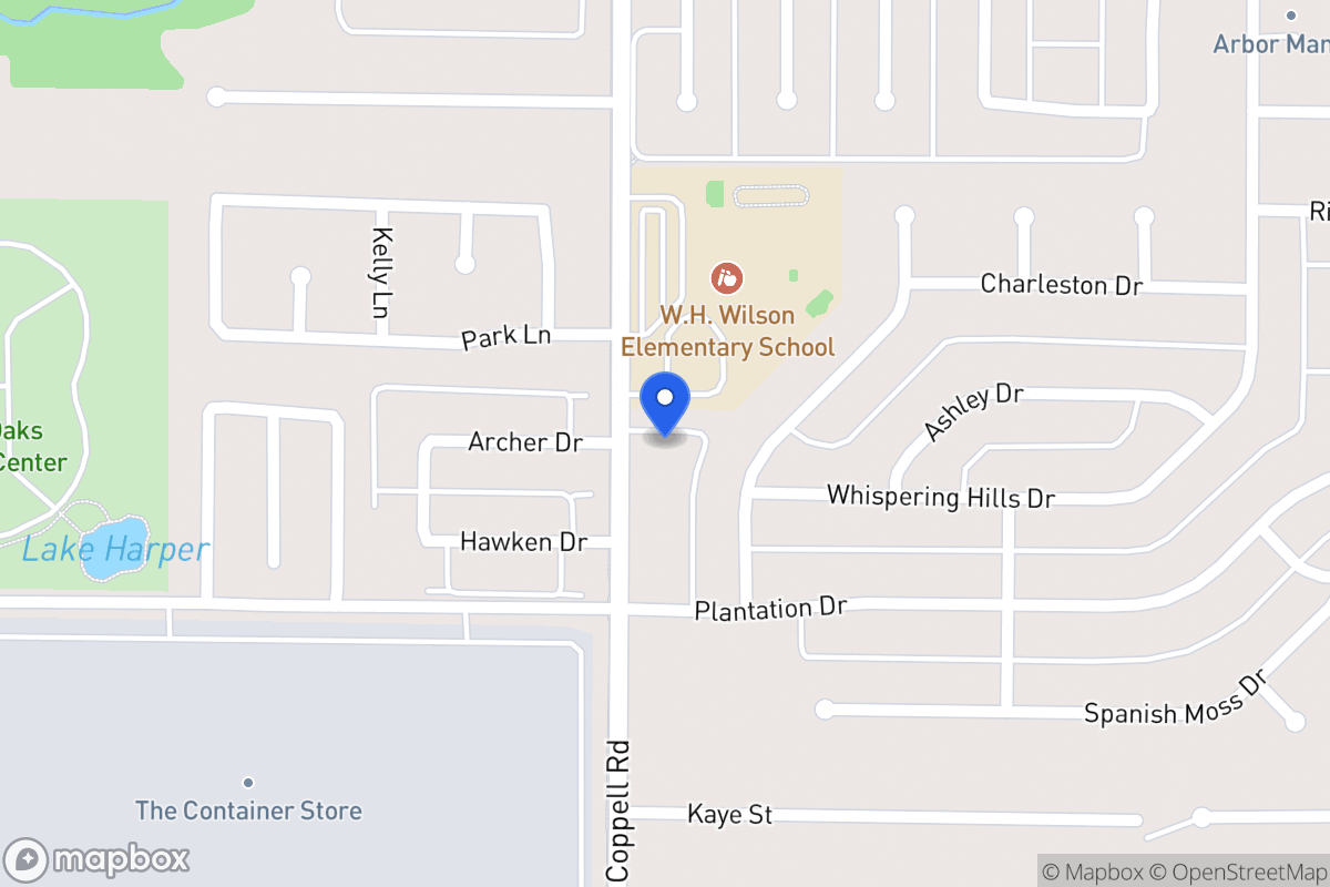 Map of 304 Coppell Rd