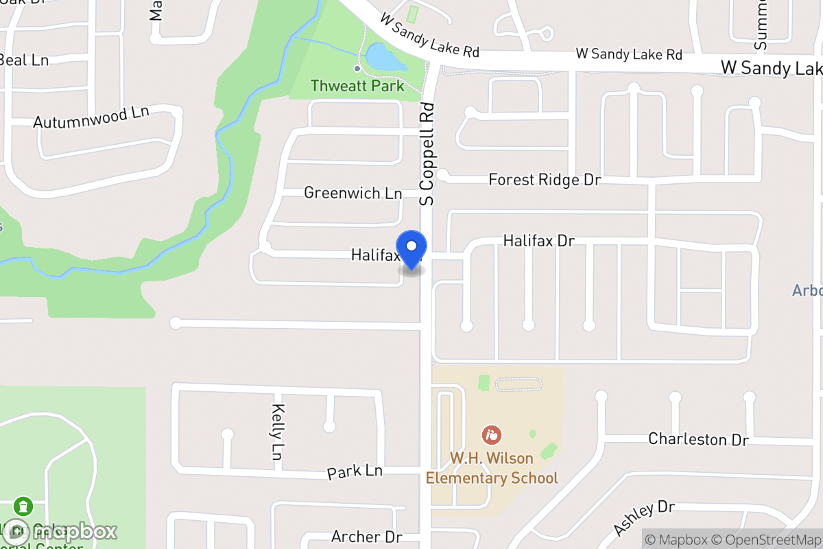 Map of 501 Halifax Ln