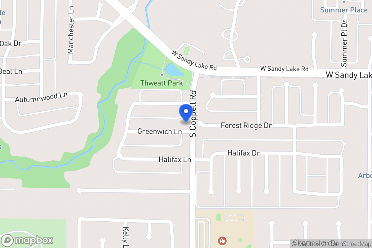Map of 502 Greenwich Ln
