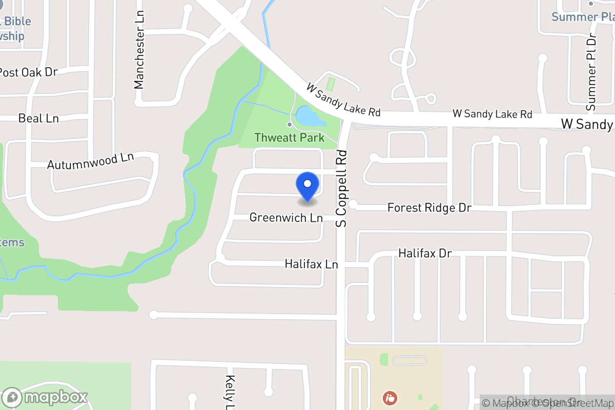 Map of 510 Greenwich Ln