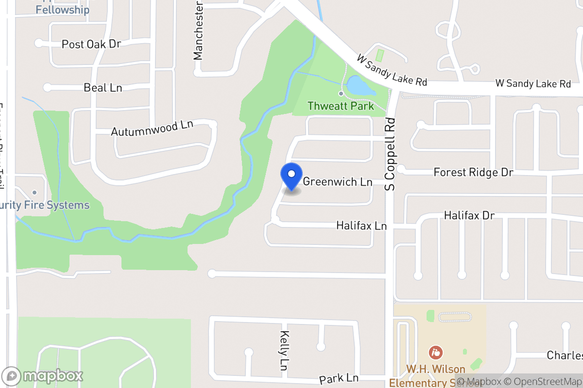 Map of 535 Greenwich Ln