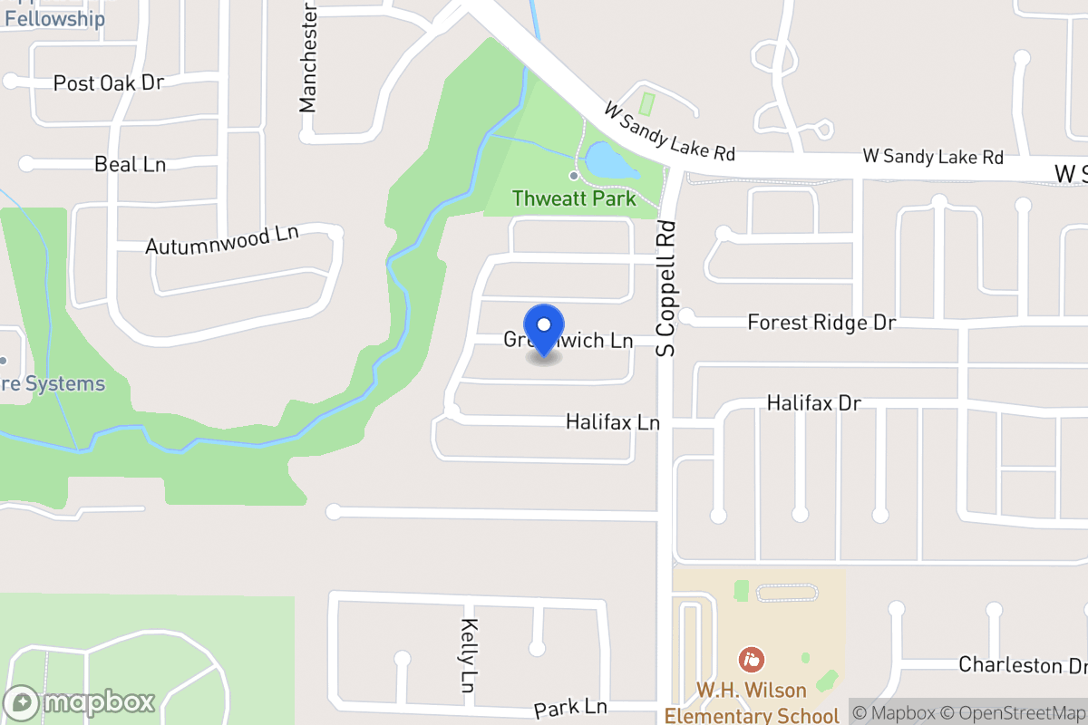 Map of 523 Greenwich Ln
