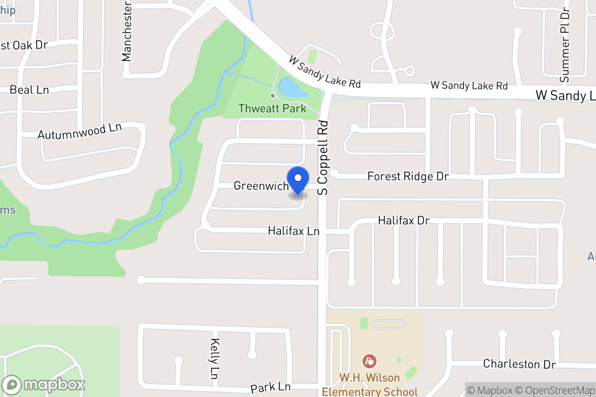 Map of 507 Greenwich Ln