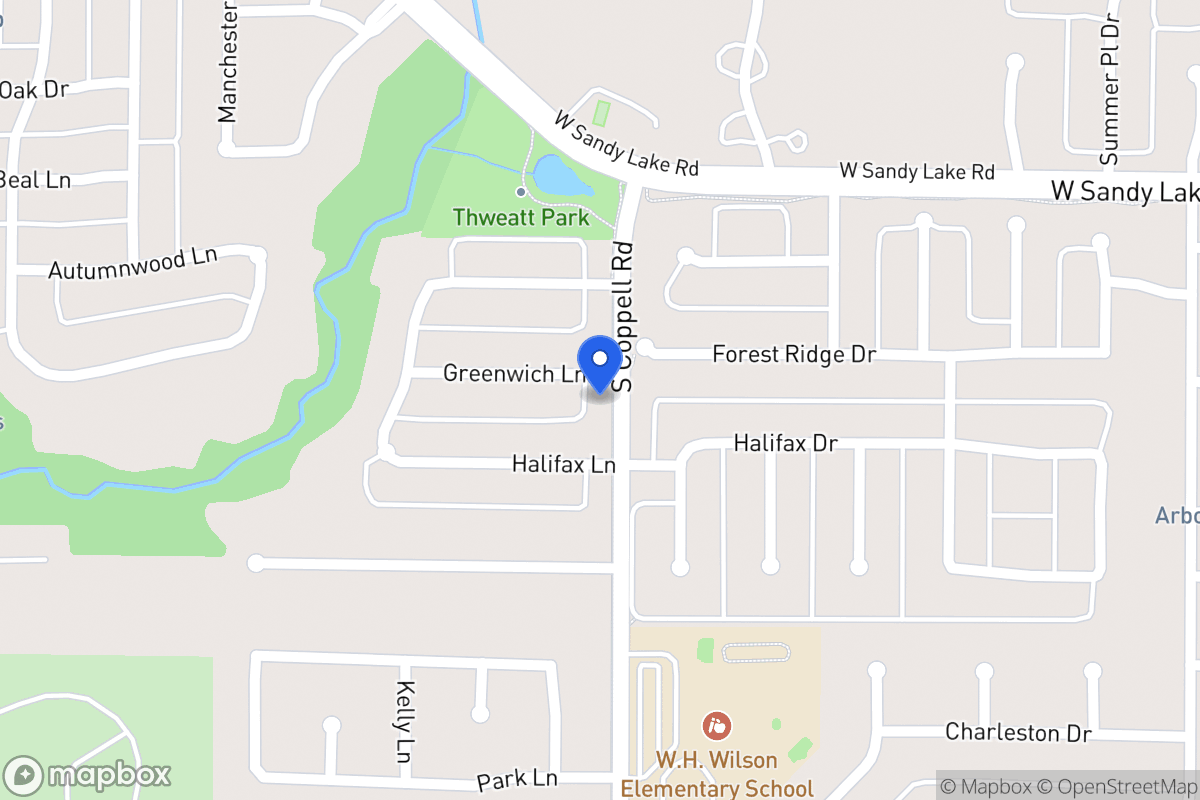 Map of 503 Greenwich Ln