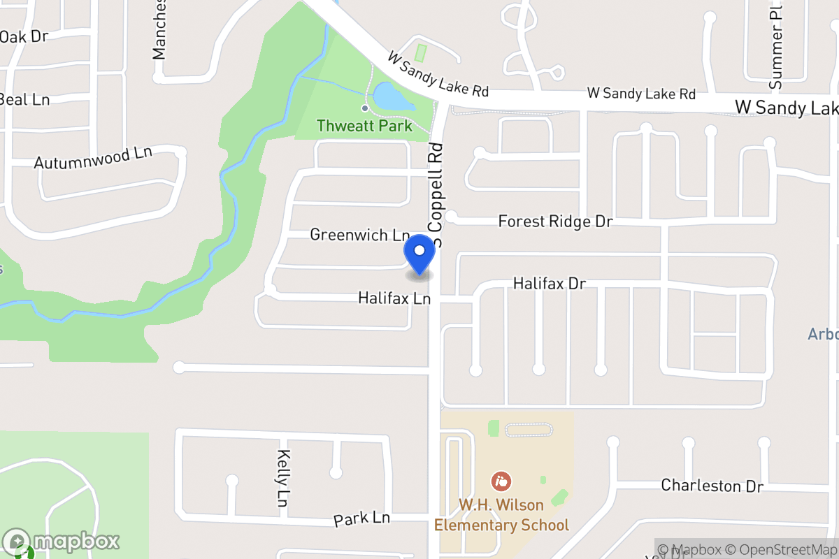 Map of 500 Halifax Ln