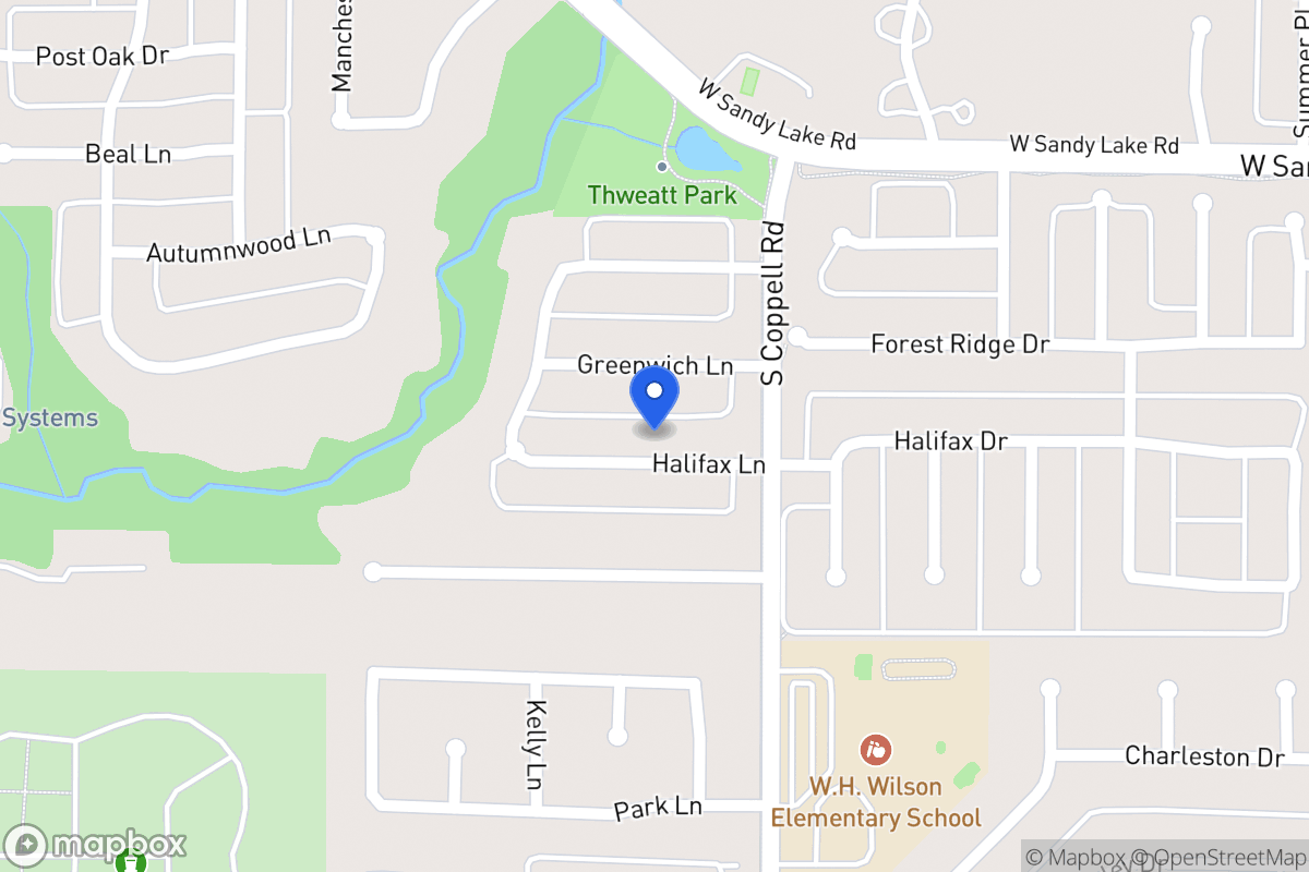 Map of 516 Halifax Ln