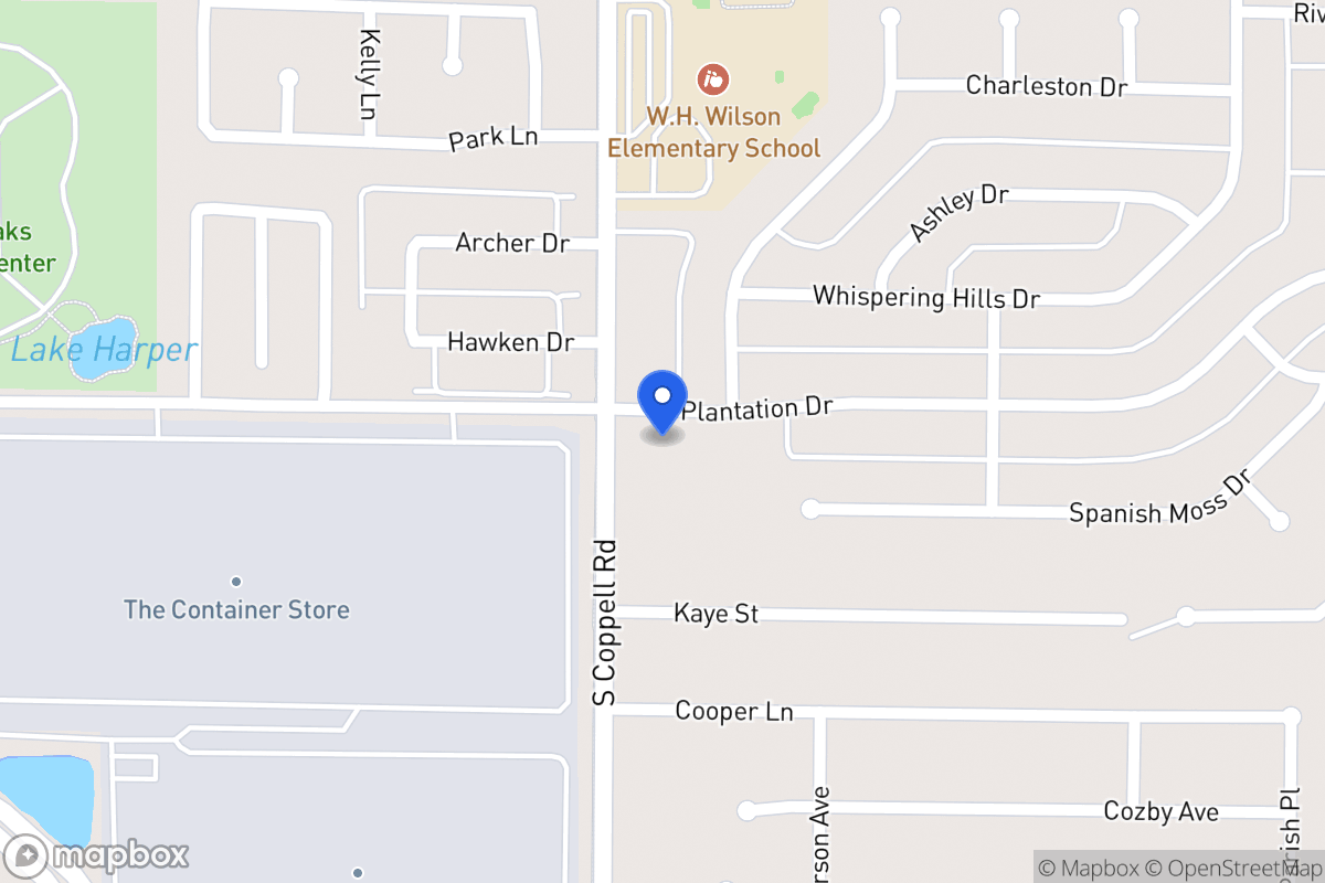 Map of 445 Plantation Dr