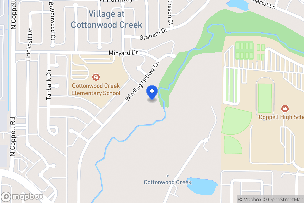 Map of 234 Winding Hollow Ln