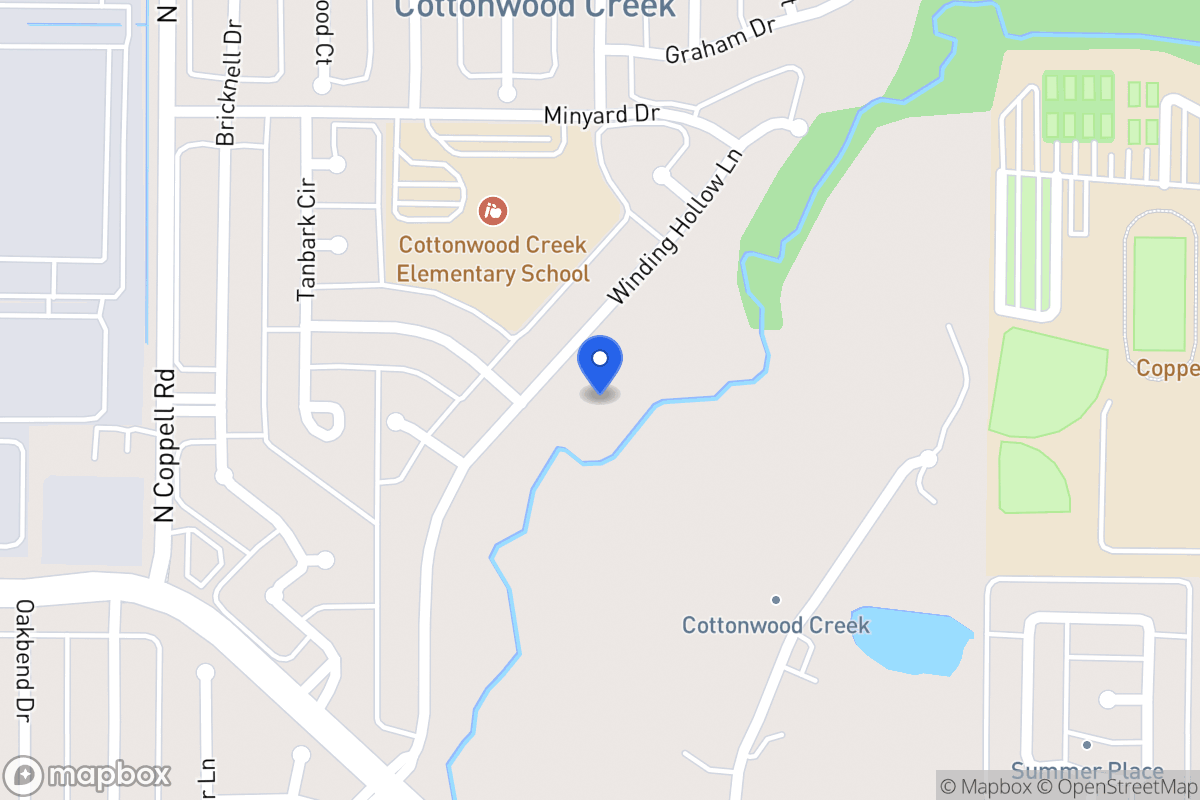 Map of 210 Winding Hollow Ln