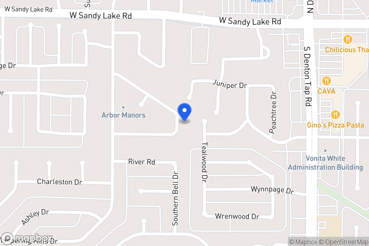 Map of 136 Fieldcrest Loop