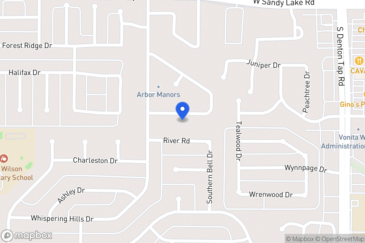 Map of 215 Fieldcrest Loop