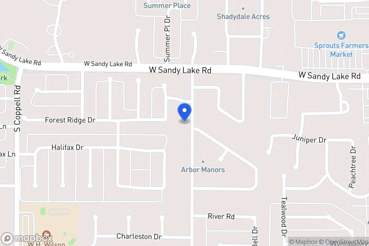 Map of 121 Whispering Hills Dr