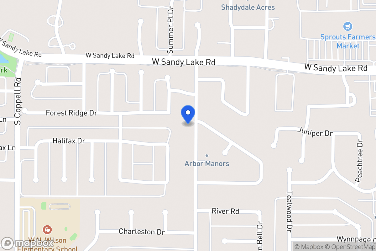 Map of 125 Whispering Hills Dr