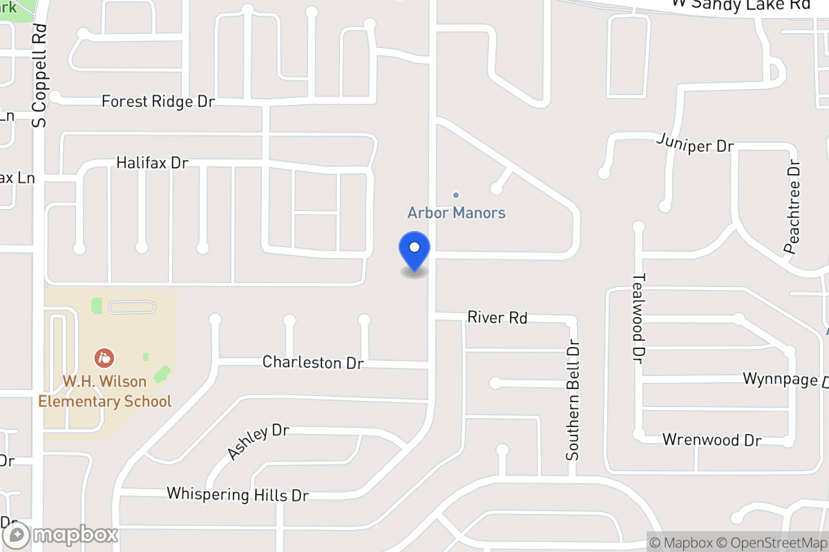 Map of 153 Whispering Hills Dr