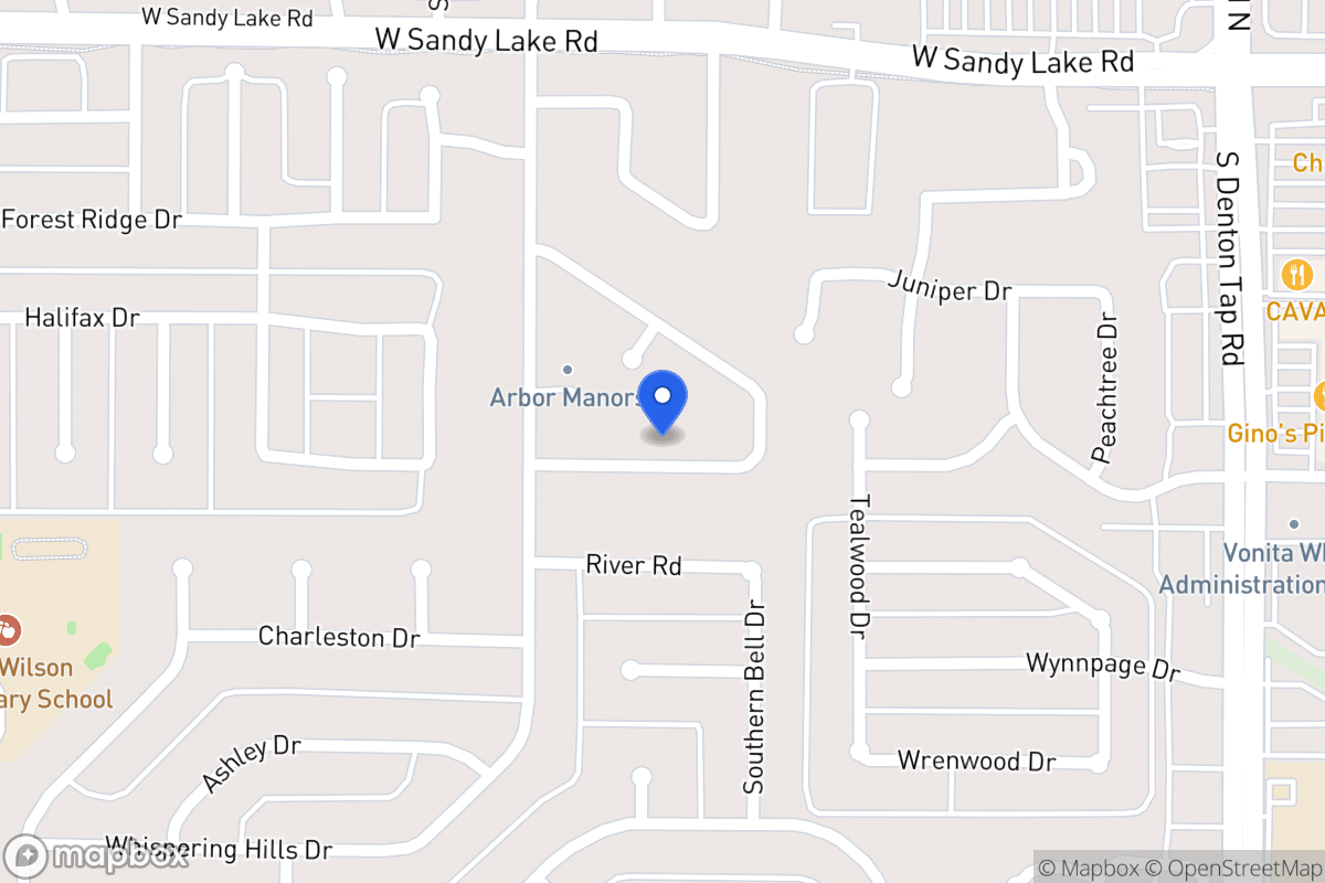 Map of 210 Fieldcrest Loop